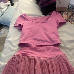 Hollister Pink Skirt Set for Women